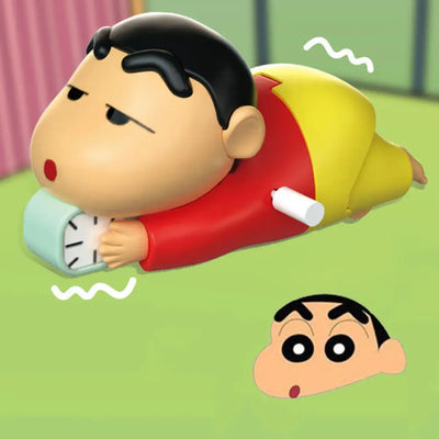 2025 New Wind-up Crawler Toy - Anime Boy Lazy Wake Up Model, Swing Alarm Clock & Qixi Gift Set