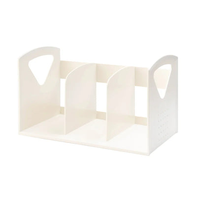 Office Desk Bookelf Desktop Organizer File Book Storage Box Rectangular Plastic Simptic Desktop Storage Box for Office