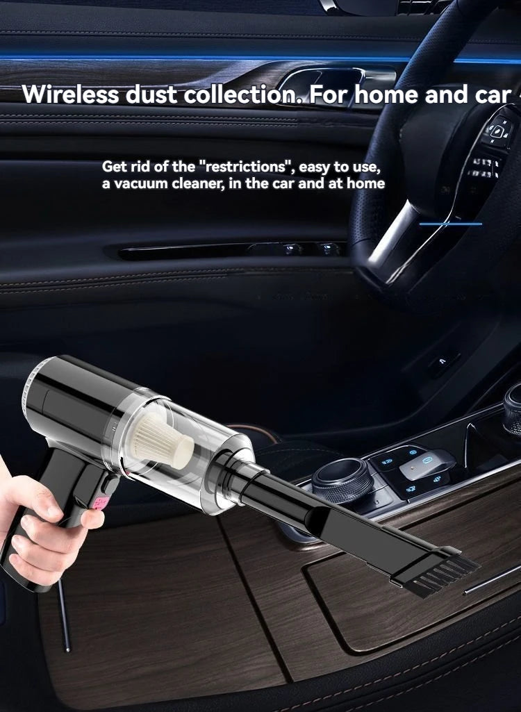 Car Vacuum Cleaner 12000PA Powerful Cleaning Machine Cars Cleaner Mini Wireless Portable Hand Held Cleaner for Home Appliance
