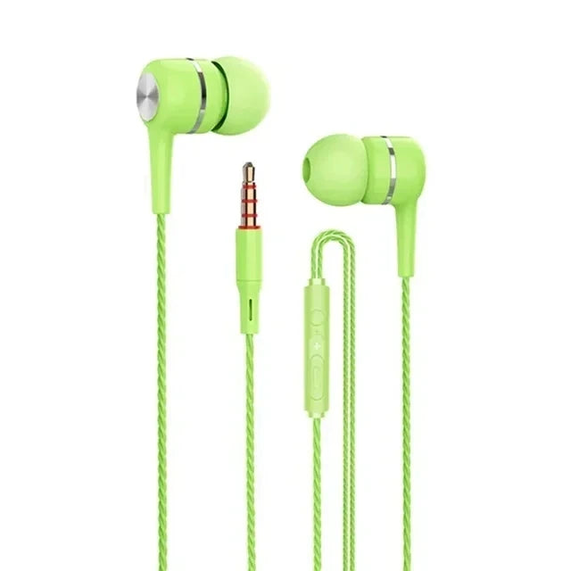 3.5mm Wired Headphones In Ear Headset Wired Earphones