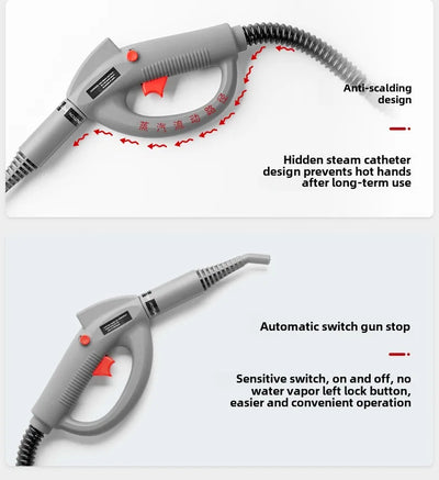 SGCB New Grid Multifunctional Steam Cleaner Fume Cleaner High Temperature and High Pressure Commercial Vehicle Cleaner Household