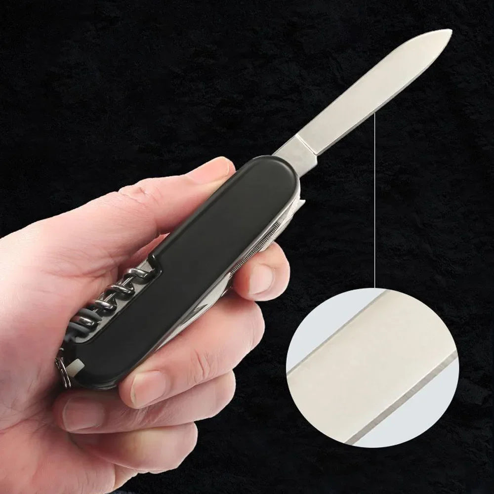 Multifunctional Pocket Knife 30 Basic Functions Multitool Swiss Hand Tools Army Knife Outdoor Camping EDC Gear Survival Knives