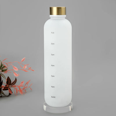Water bottle, inspirational water bottle with time mark, reusable water bottle, suitable for gym fitness workout travel