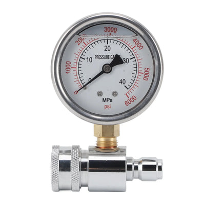 Pressure Washer Parts Accessories Pressure Washer Gauge 6000psi High Pressure 3/8in Quick Connect Parts Accessories