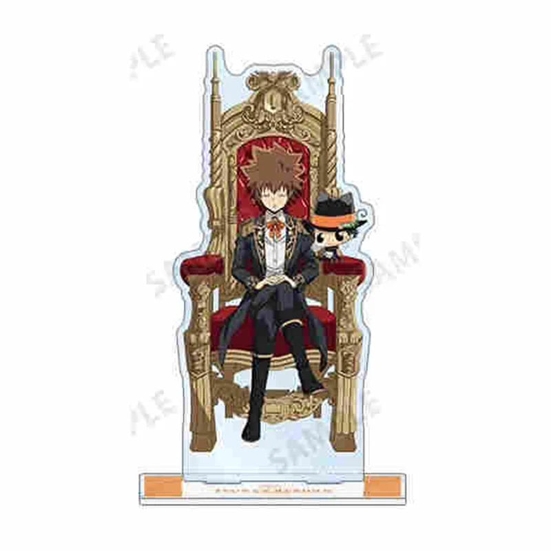 JX TOY Anime Katekyo Hitman Reborn! Dreaming of A Throne Ver. Tsunayoshi Sawada Acrylic Stand Mukuro Statue Fran Doll XANXUS Toy