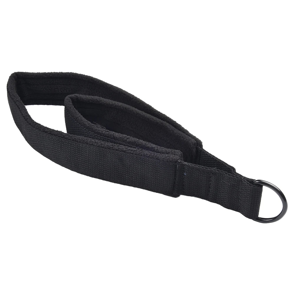 Pilates Reformer Foot Straps - Double Loop D-Ring Exercise Handles (2-Pack)