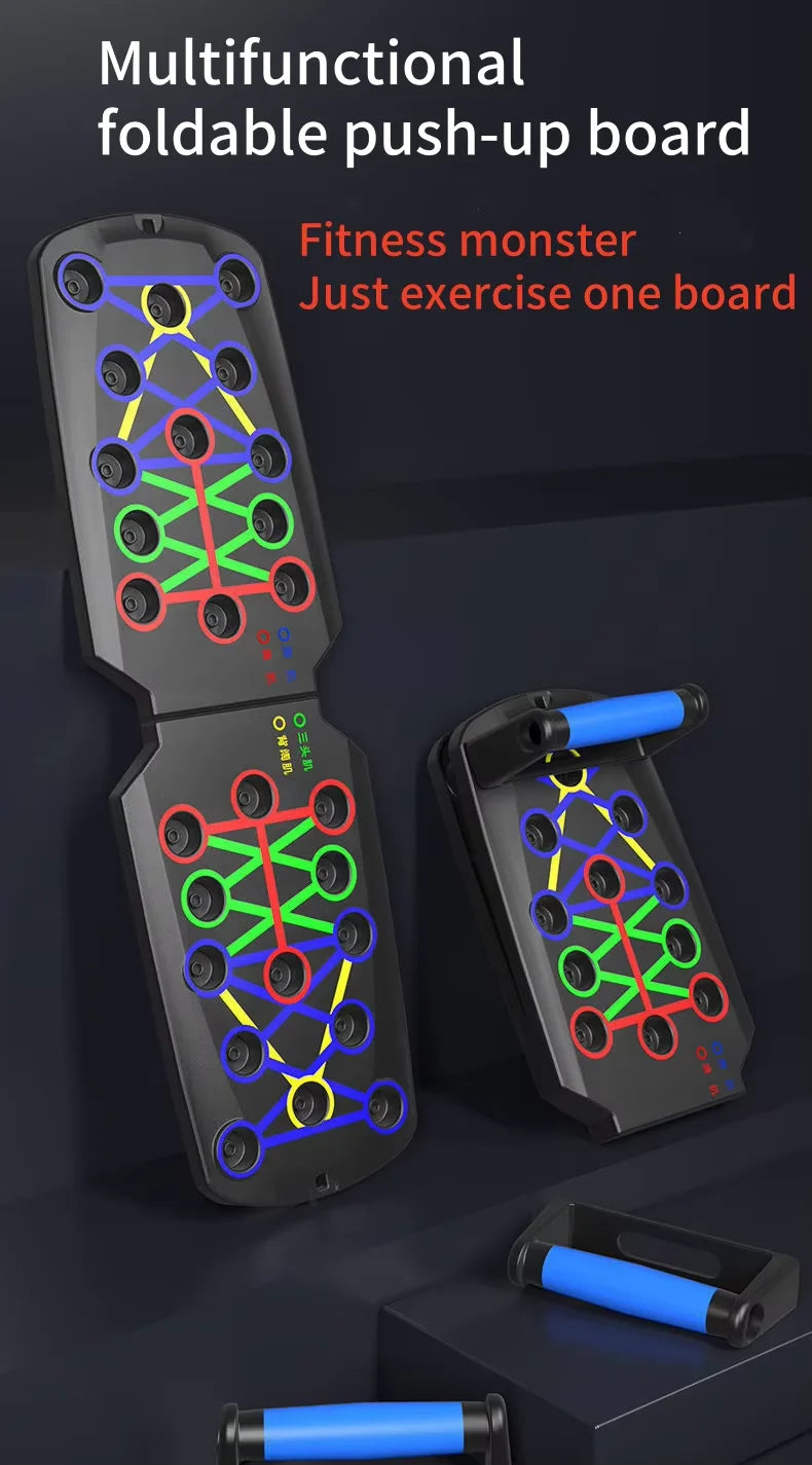 Portable multi-functional push-up board