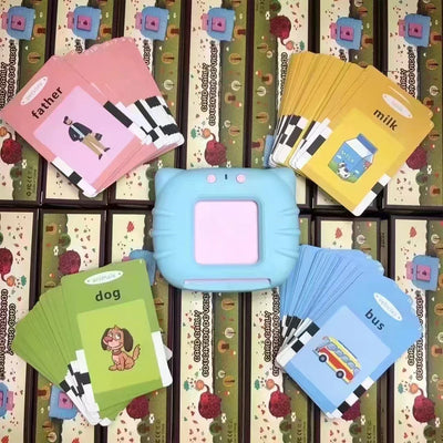 Kids Learn English Toys Early Intelligent Education Audio Electronic Book Flash Card Reading Machine For Toddlers Reading Gadget