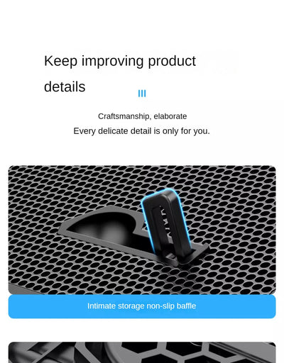 12-17 Inch Laptop Cooling Pad - 6 Quiet Fans Portable Air Cooler for Notebook Gaming with Stable Stand USB