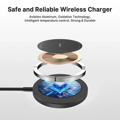 Magnetic Wireless Charger Pad Stand for iPhone 16 15 14 13 Pro Max Mini Airpods PD Macsafe Earphone Phone Fast Charging Station