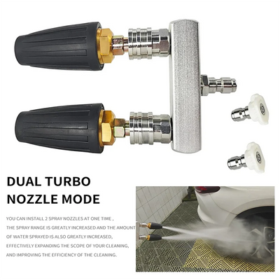 WCS-Power Pressure Washer Dual Power Washer Nozzle Tip High Pressure Washer Accessories