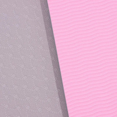 Yoga Mat Non-slip Sports TPE Fitness Mat 33cm Length Comfortable Rubber Mat Suitable for Sports Yoga and Pilates Gymnastics