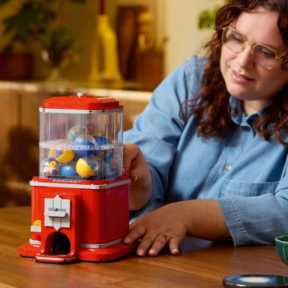 2025 New Creative Vending Machine DIY Gacha Technology 21358 Building Blocks Puzzle Game Brick Toy Girl Boy Christmas Gifts