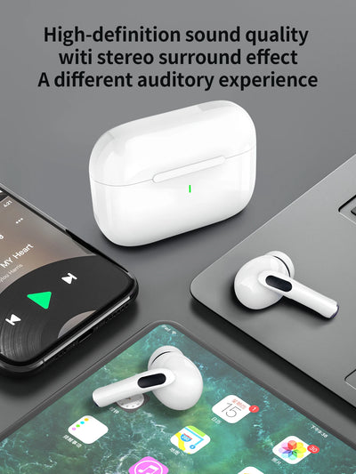 Wireless Headphones - for sports. Stereo sound, high-fidelity stereo music and microphone. Low-latency headphones.