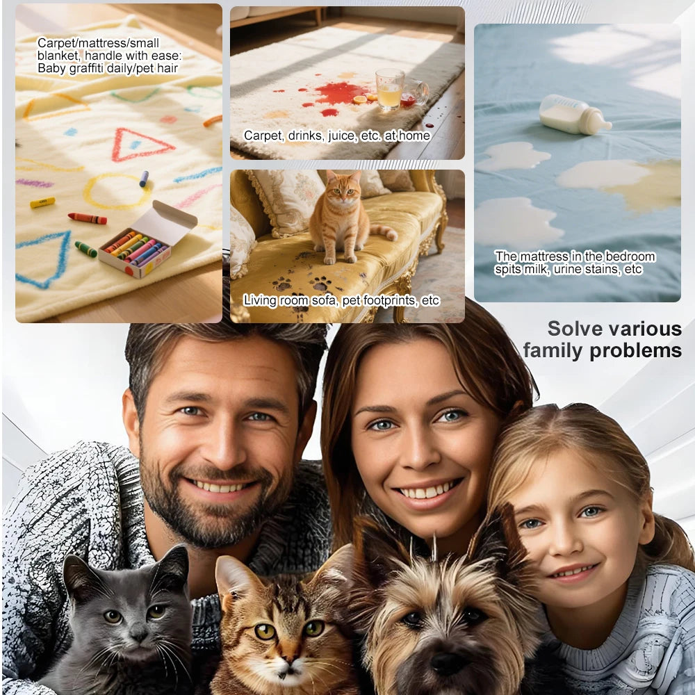 All-in-One Household Carpet Curtain Vacuum Cleaner Multifunctional Fabric Cleaning Machine Sofa Vacuuming Wash Machine