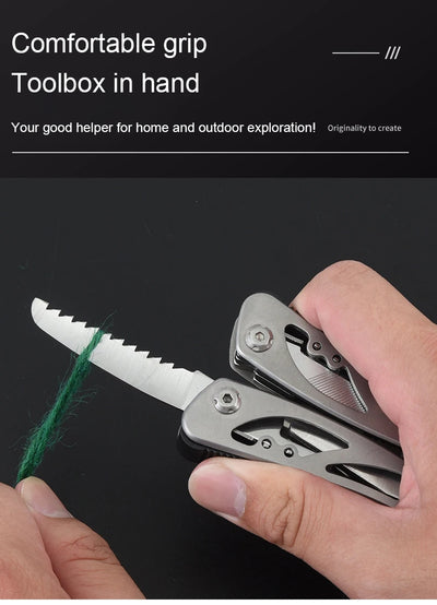 Multifunction Stainless Steel Multi-tool Pocket Knife Pliers Folding Pliers Mini Portable Folding Pliers Folding Blade Knife