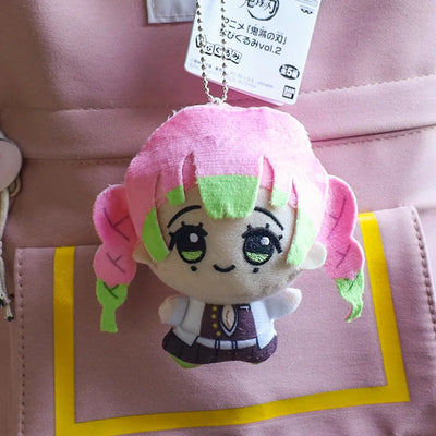 New 10cm Anime Demon Slayer Tomioka Giyu Kamado Tanjirou Kamado Nezuko Agatsuma Zenitsu Shinazugawa Genya Plush Toy Doll Gift