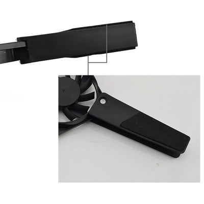 Laptop Cooling Pad Air-cooling Laptop Cooler USB Powered Cooling Dock Bracket 2 Fan for Notepad Universal 7 15" 1 Notebook Stand