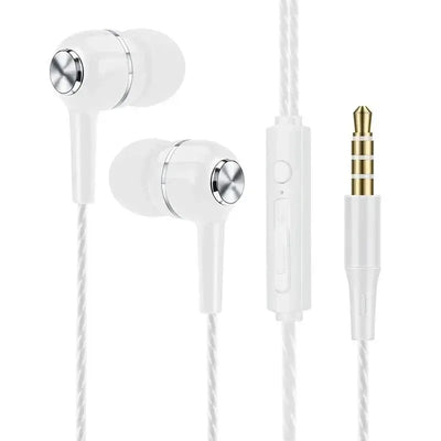 3.5mm Wired Headphones In Ear Headset Wired Earphones