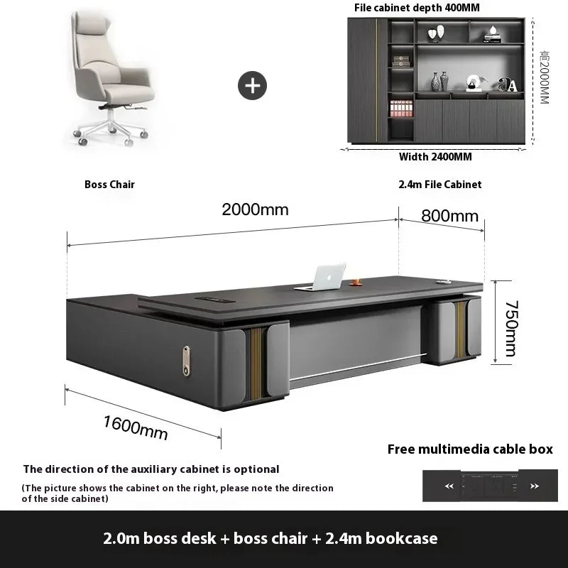Bedroom Luxury Modern Boss Office Desk