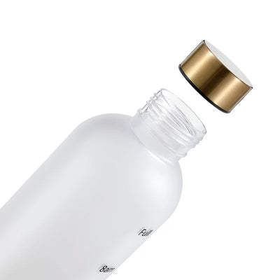 Water bottle, inspirational water bottle with time mark, reusable water bottle, suitable for gym fitness workout travel