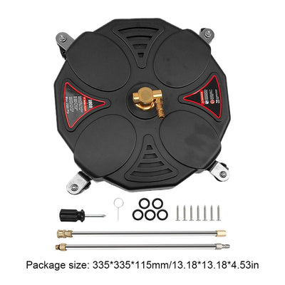 Pressure Washer 1/4 Quick Connector Powerful Pressure Washer 2500PSI Stainless Steel with Extension Wand Replacement Nozzles