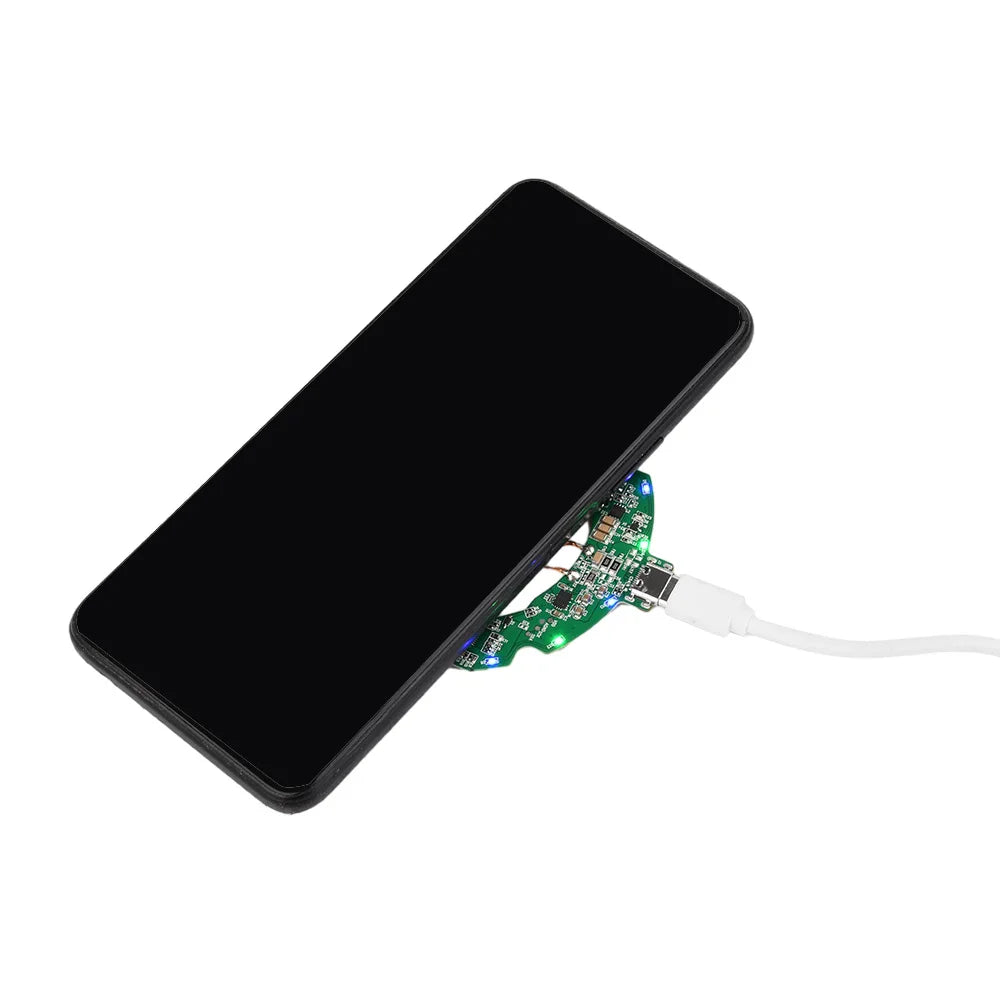 Wireless Charging Module DIY Wireless Charger QI Fast Charging Pad Wireless Charging Transmitter Support Smartwatch 15W Adaptive