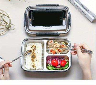 Easy-Clean Bento Container For Students & Office Workers