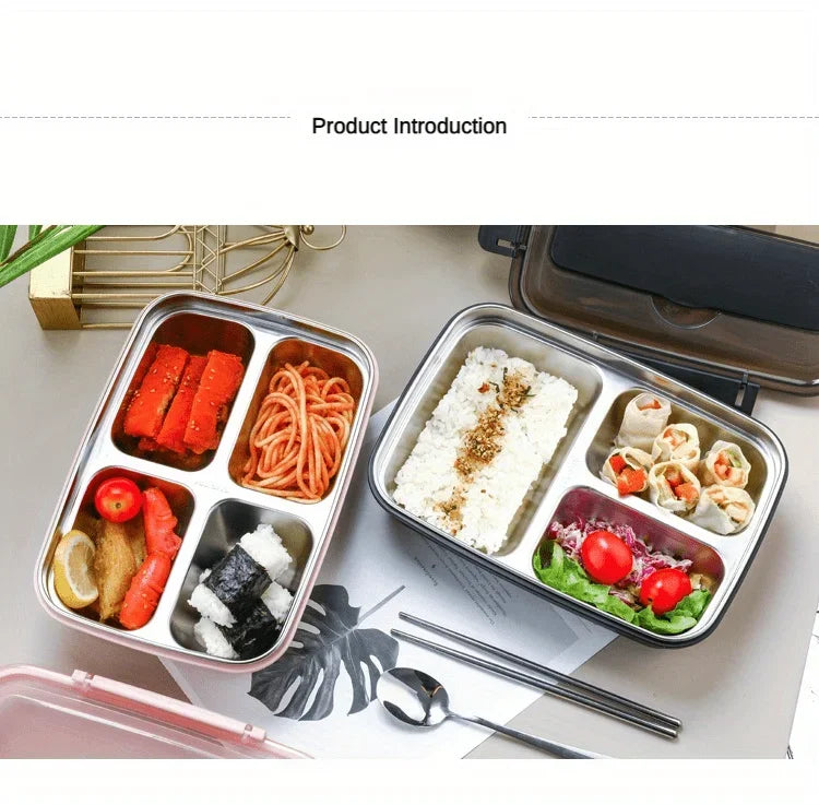 Easy-Clean Bento Container For Students & Office Workers