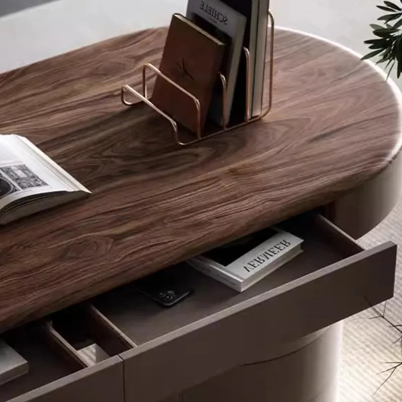 Modern European Floor Standing Office Desk Luxury Design Escritorios De Ordenador Upgrade Your Home Office Aesthetic Furniture