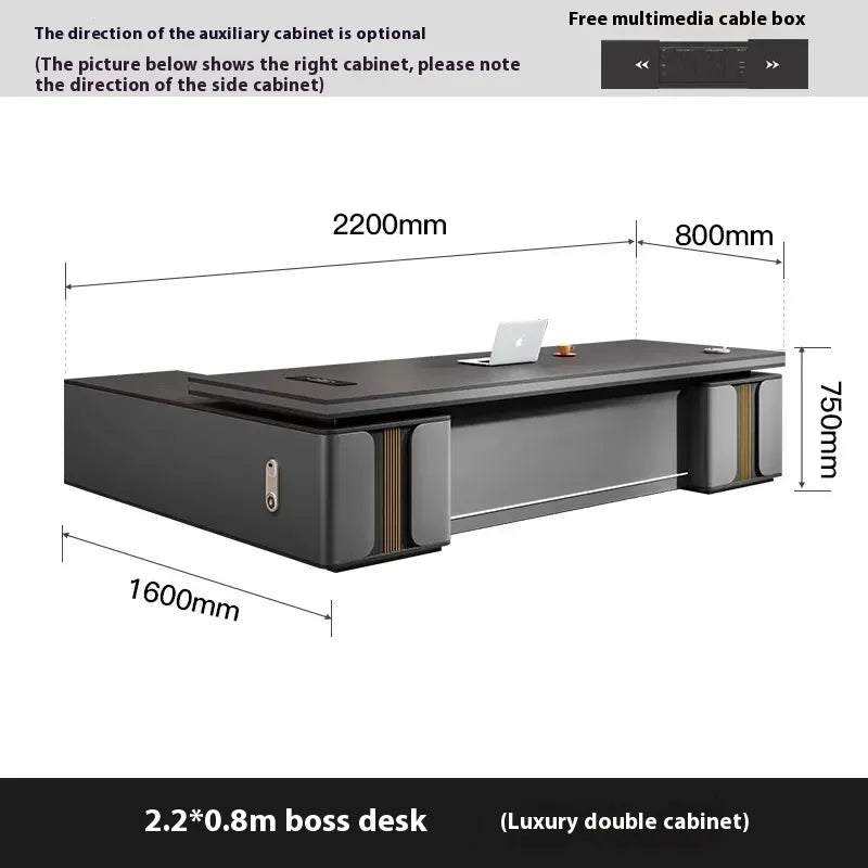 Bedroom Luxury Modern Boss Office Desk