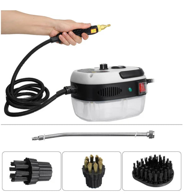 2500W 110V 220V High Pressure And Temperature Steam Cleaner For  Air Conditioning Kitchen Hood Car Cleaner With Water Tank