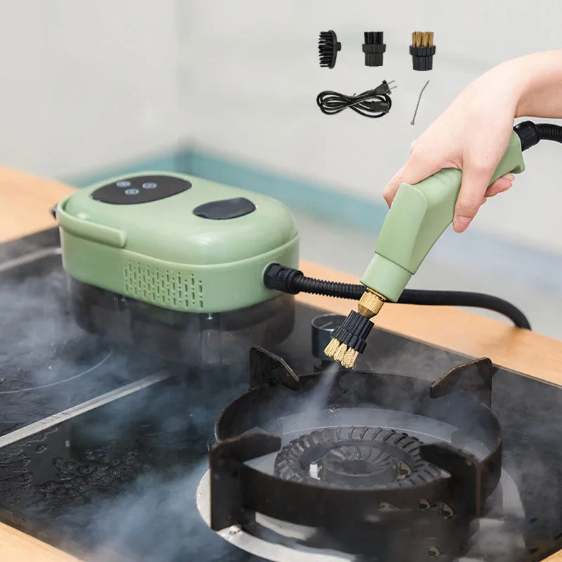 Home Steam Cleaner 2500W Protable High Pressure Steam Cleaning Machine for Air Conditioning Hood Kitchen Car Steaming Cleaner