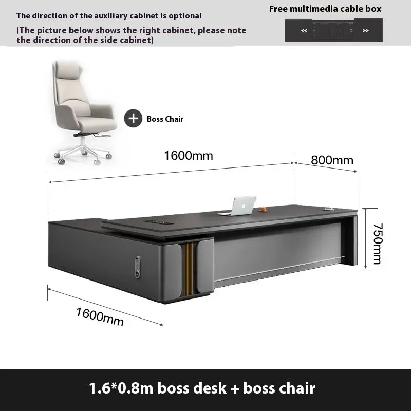 Bedroom Luxury Modern Boss Office Desk