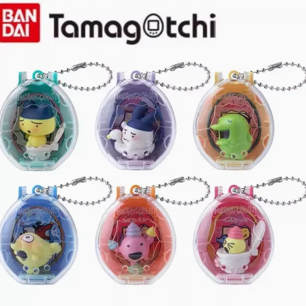 Original Bandai Tamagotchi Spare Time Series2 Pooptime Pendant Bean Mr.Koigari Doll Box Toy Collectible Anime Game Figurine Toys