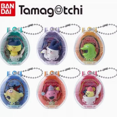 Original Bandai Tamagotchi Spare Time Series2 Pooptime Pendant Bean Mr.Koigari Doll Box Toy Collectible Anime Game Figurine Toys