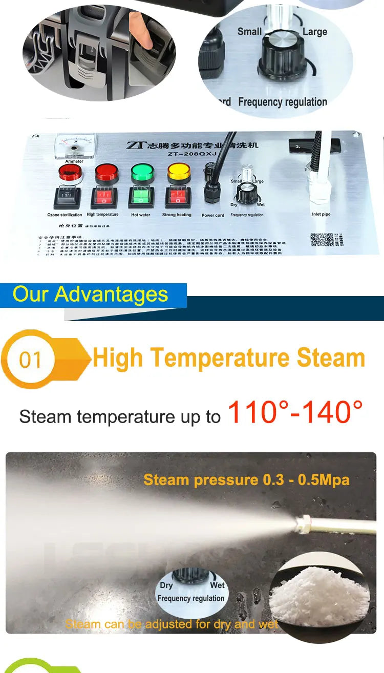 Air conditioning professional cleaning equipment steam cleaner for home