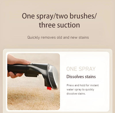 Portable Electric Steam Cleaner 220V Household Fabric Cleaning Machine Sofa Carpet Mattress Curtains Car Cleaner