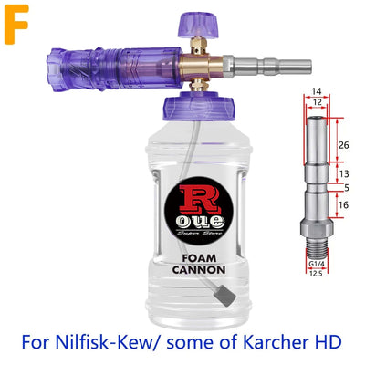 Pressure Washer  Snow Foam Lance Foam Nozzle Car Wash Foam Maker for parkside Karcher Elitech Bort AR Bosch Pressure Washer
