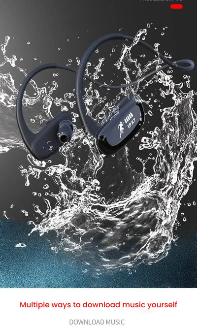 Wireless Earbuds Bluetooth 5.4 Headphones Bluetooth Gym Running Headphones 32GB MP3 Player for Workouts, Running, Cycling