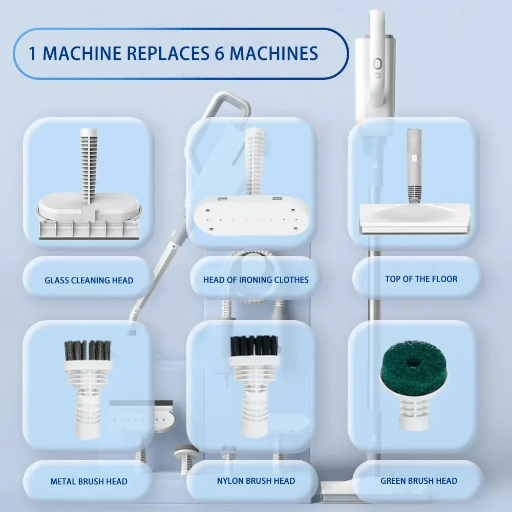 Steam Mop Cleaner for Home, High Temperature Steam Cleaner Air Conditioning Kitchen Cleaning Machine Steam Mop for All Floors