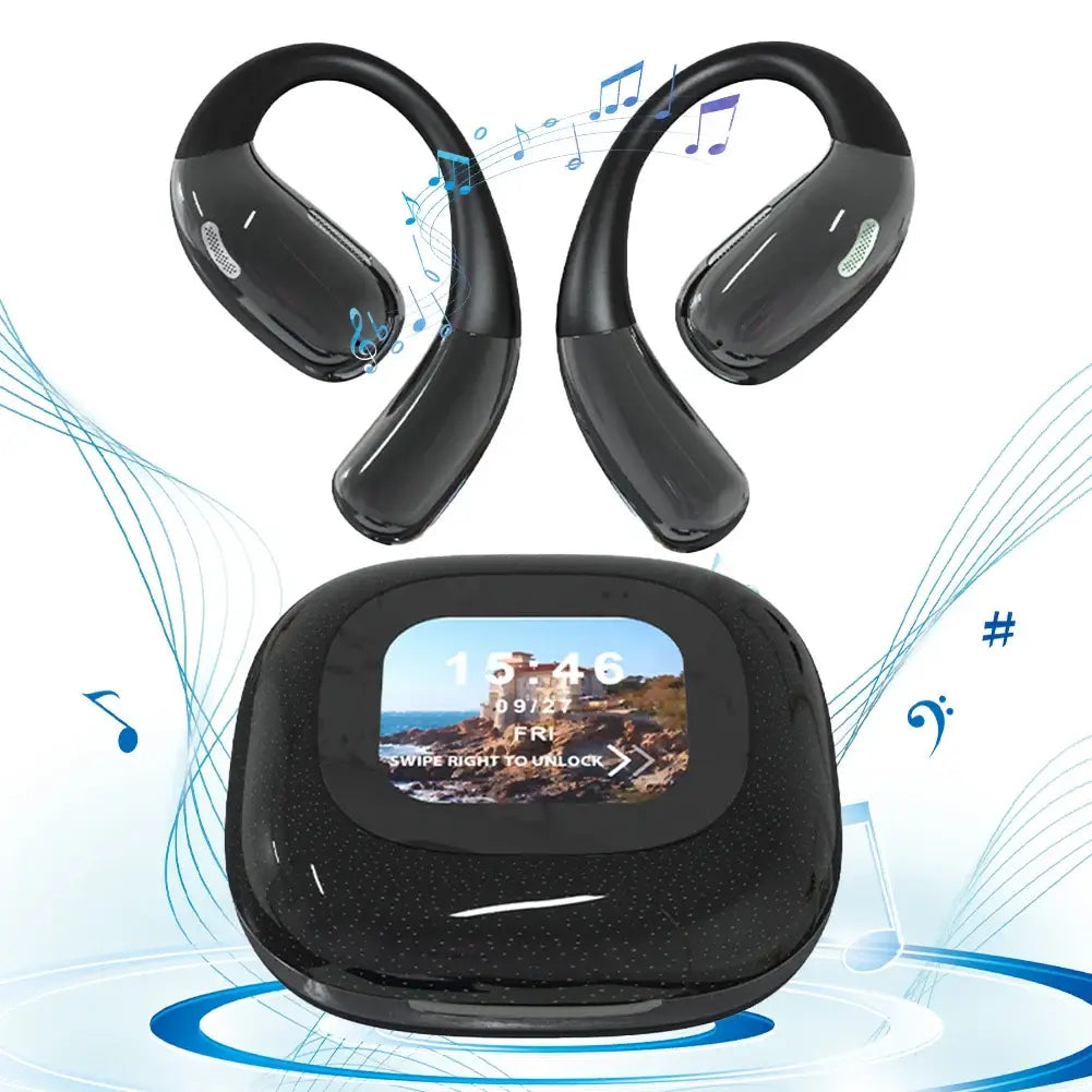 Ear hook Sports Headphones Bluetooth-Compatible 5.3 Noise Cancelling