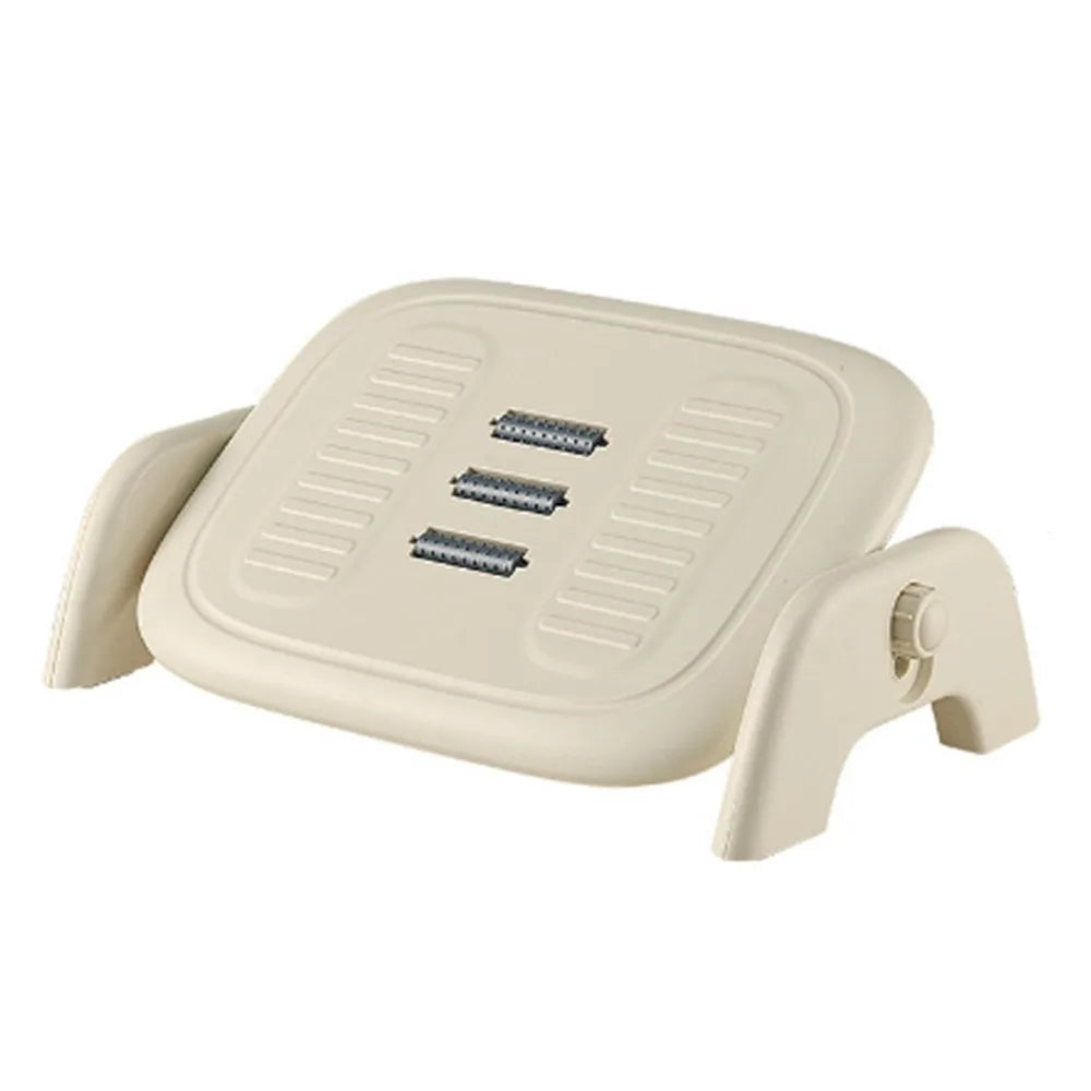Ergonomic Massage Footstool Durable Adjustable Height Under Desk