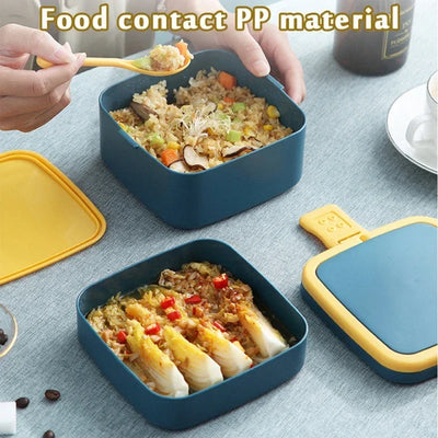 Kitchen Microwave Heating Portable Lunch Box Household Refrigerator Crisper Fruit Lunch Box Essential For Office Staff