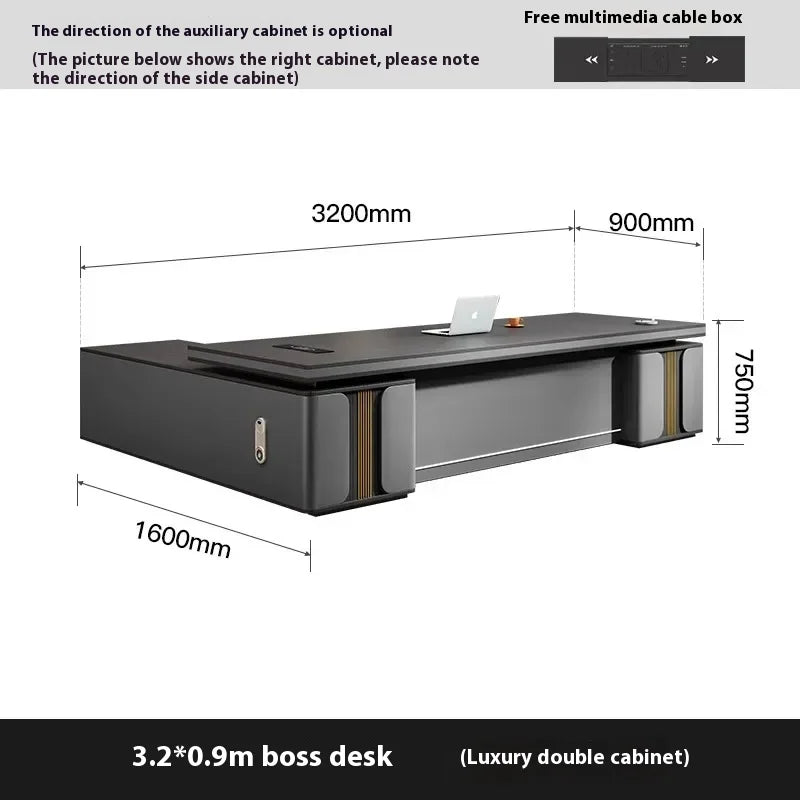 Bedroom Luxury Modern Boss Office Desk