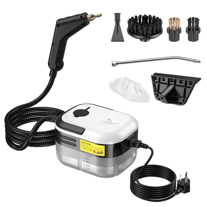 Steam Cleaner High Pressure and Temperature Handhled Steam Mop Commercial Household Air Conditioner Kitchen Hood Car Jet Washer