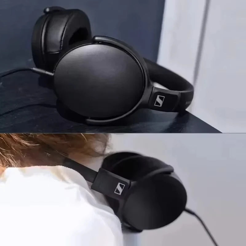 Sennheiser HD 400S Wired Professional Studio Headphones With Microphone Over Ear HiFi Monitor Music Headset Earphone
