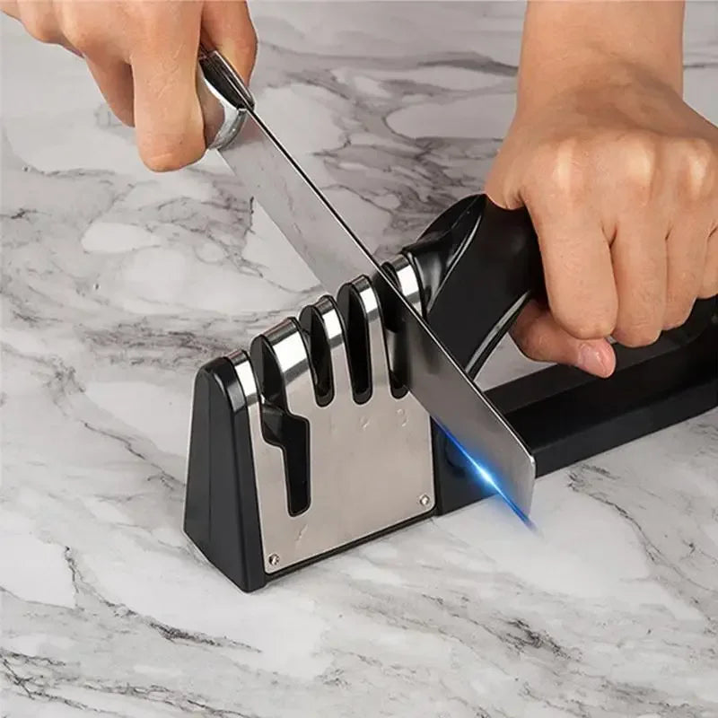 Kitchen 4 Segment Knife Sharpener Multifunctional Knife