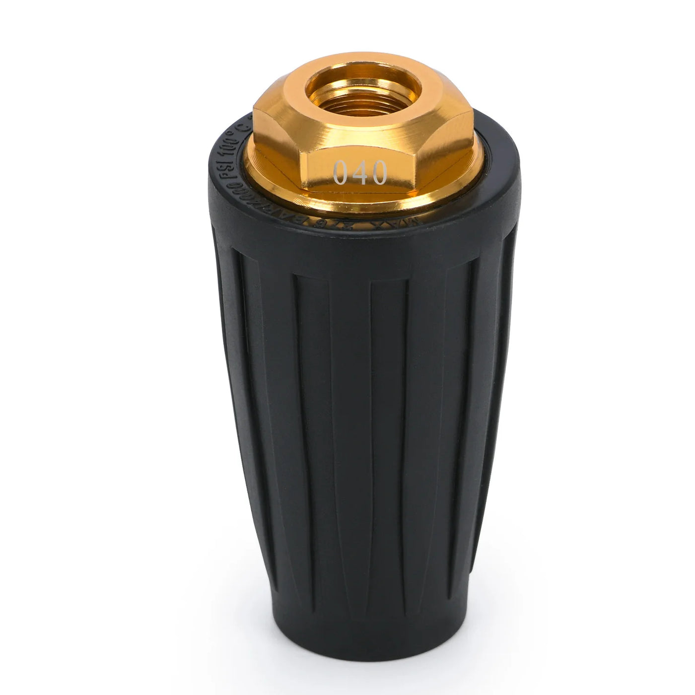 Turbo Nozzle for Pressure Washer 360° Rotating with 1/4" Quick Connector, 4000 PSI, Orifice 2.0/2.5/3.0/3.5/4.0 GPM