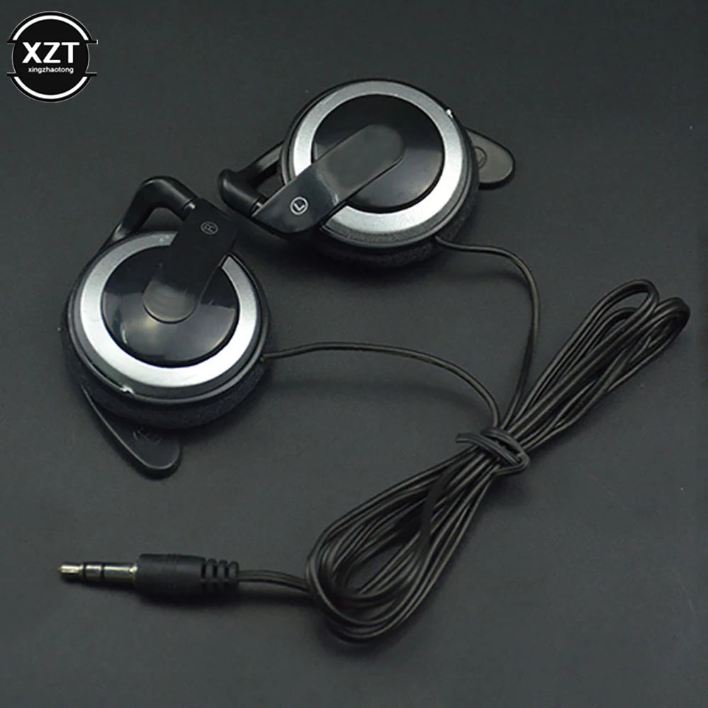 Wired Sports Earphones 3.5mm Sweatproof Stereo Headphones for Running Gym Workout, Gaming Headset